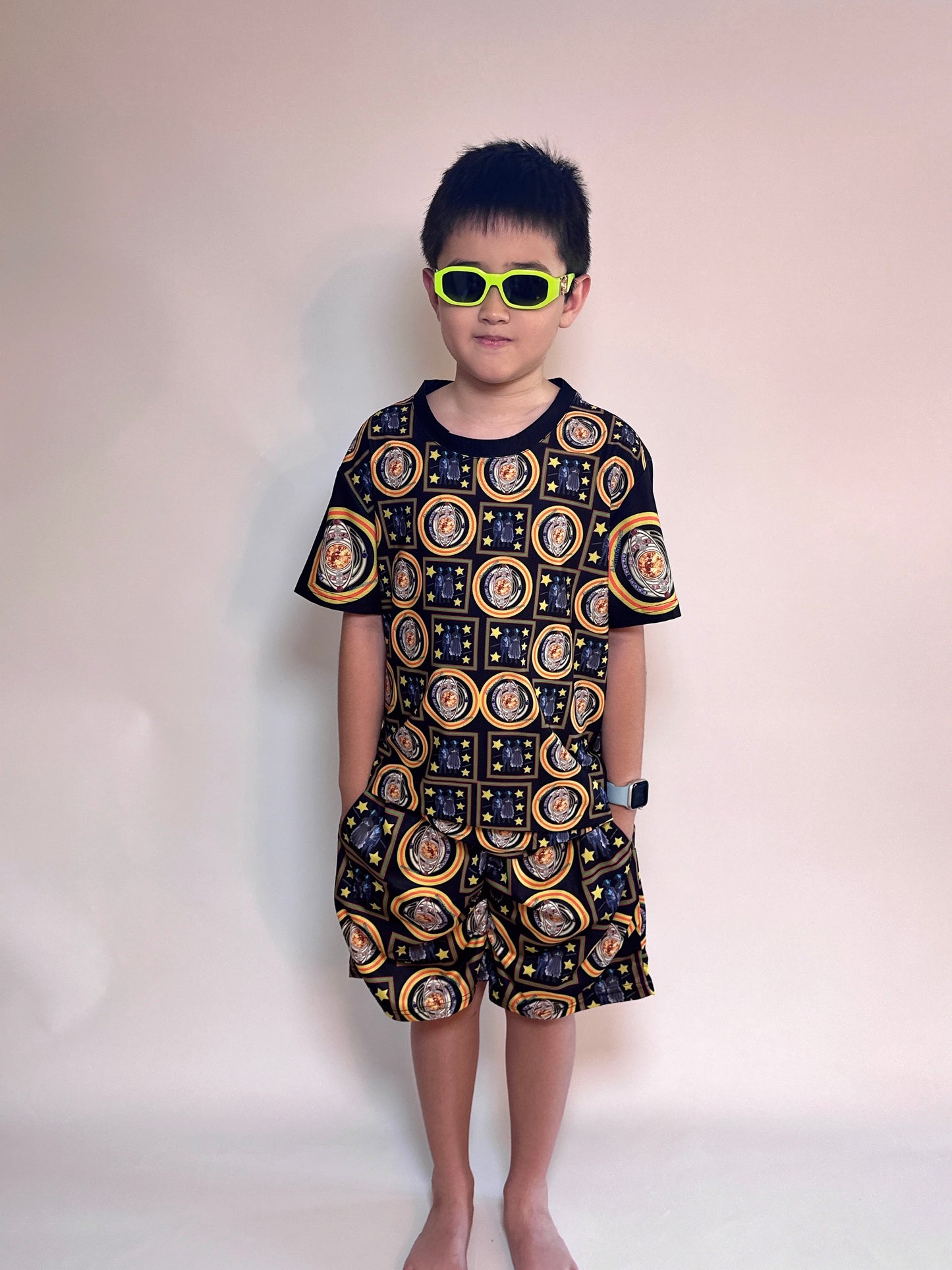 Aleine&James Space story full print top &Bottom