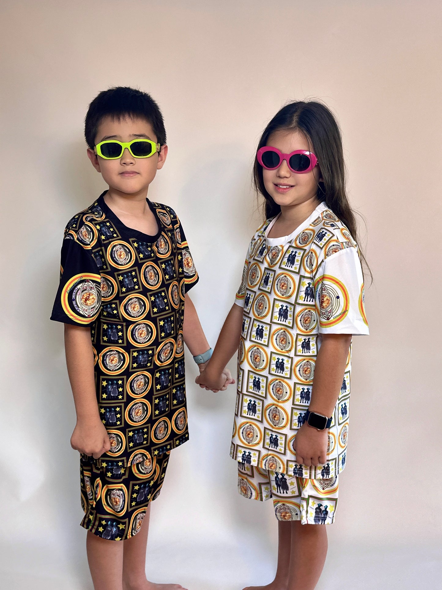 Aleine&James Space story full print top &Bottom