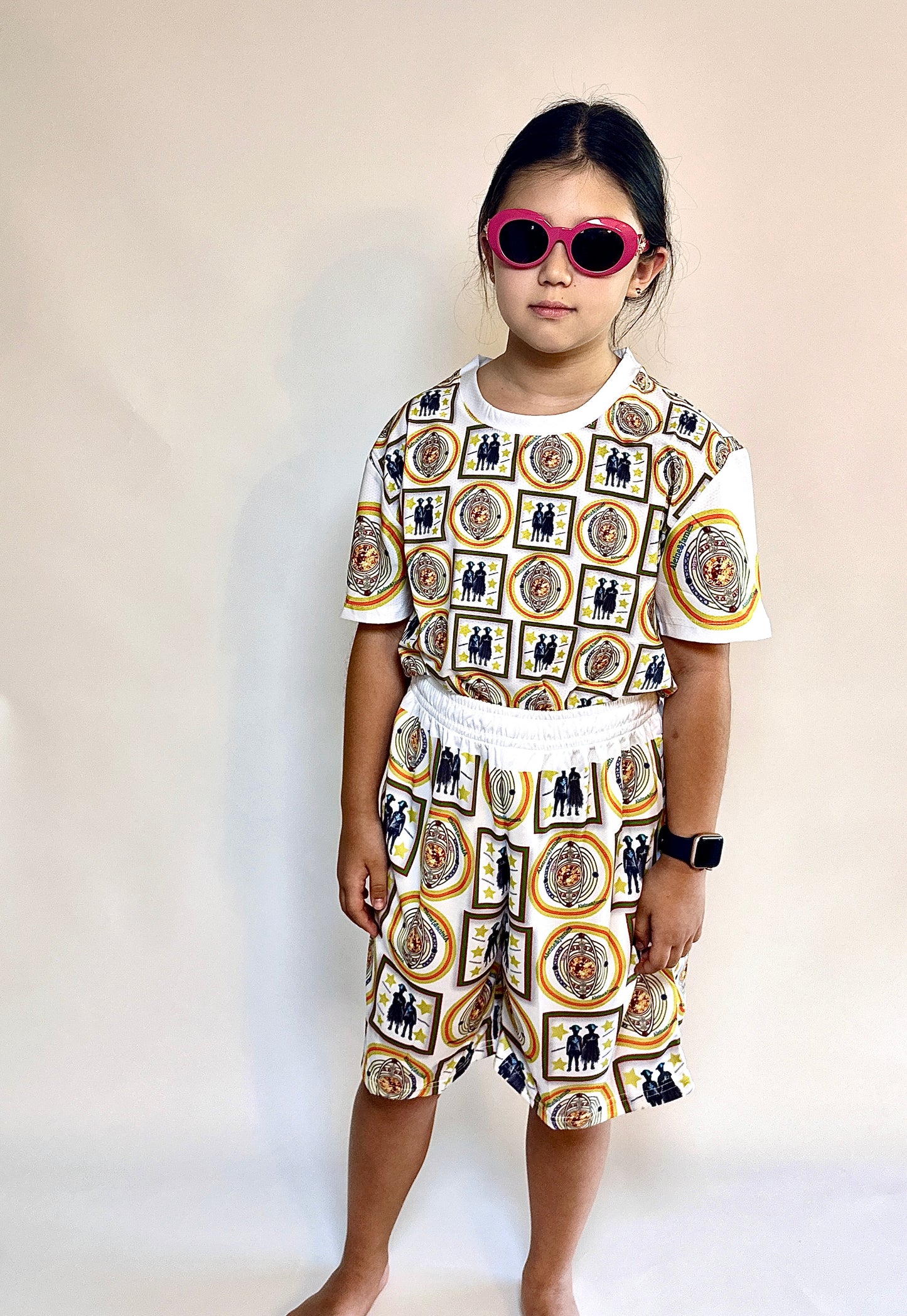 Aleine&James Space story full print top &Bottom