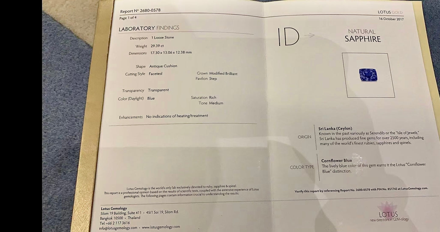 18K Lux sapphire diamond necklace