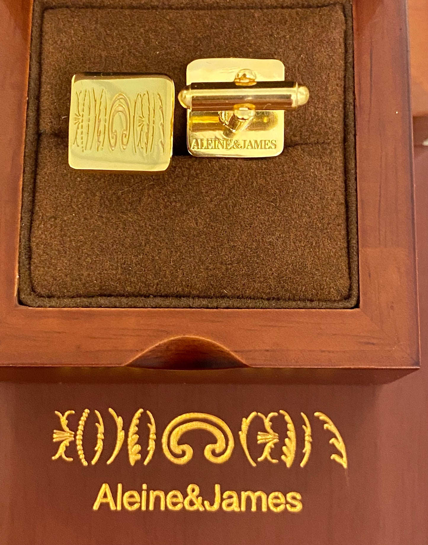 Classic Sterling sliver with plated 18K Cufflinks