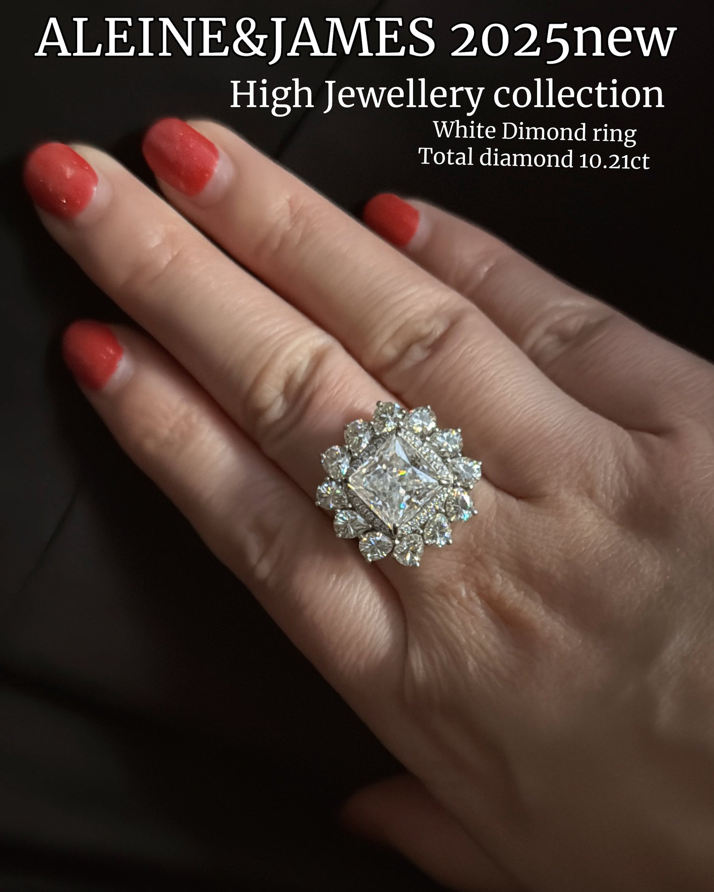 ALEINE&JAMES high jewellery design
- diamond collection ring/earring set