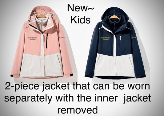 NEW~Aleine&James 2in1 windbreak jacket